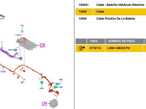 Kabel FORD KUGA III (DFK) 2.5 FHEV | BP24808393E12 