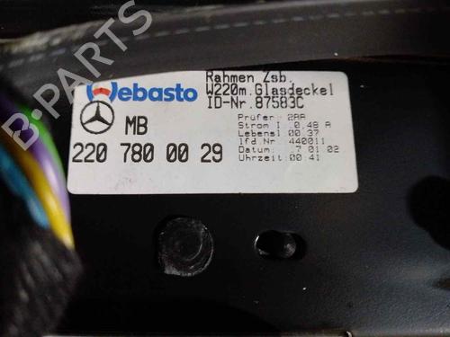 Sunroof MERCEDES-BENZ S-CLASS (W220, V220) S 320 CDI (220.026, 220.126) | BP18325057C124 