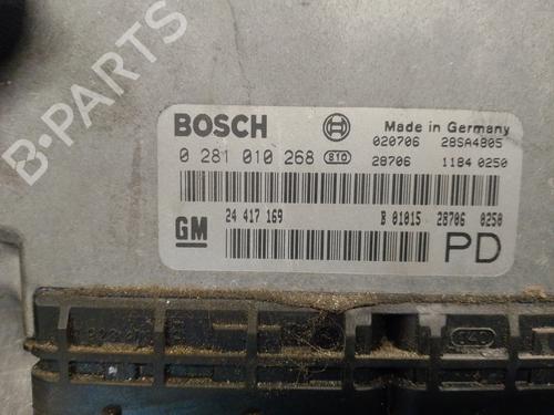 Engine control unit (ECU) OPEL ZAFIRA A MPV (T98)  | BP15544374M57 