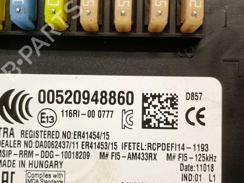 Fuse box FIAT TIPO Saloon (356_, 357_) 1.4 LPG (356SXF1B) | BP24666360E1 