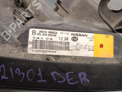 Right headlight NISSAN QASHQAI I (J10, NJ10) 2.0 dCi All-wheel Drive | BP20709039C29 