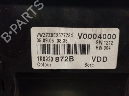 Instrument cluster VW GOLF V (1K1) 2.0 TDI 16V | BP32091343C47 