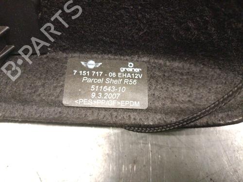 Rear parcel shelf MINI MINI (R56) Cooper S | BP30206820C85