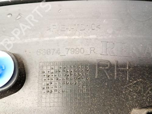 Front right wheel arch trim DACIA SANDERO II TCe 90 LPG (B8M1) | BP29077397C135 