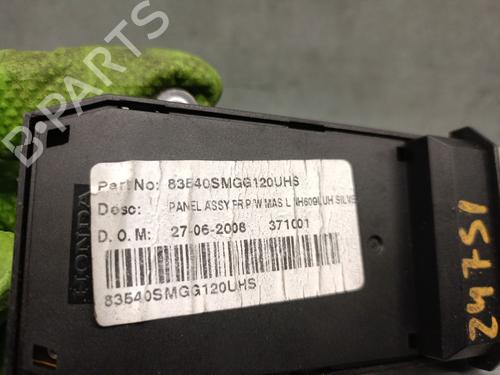 Left front window switch HONDA CIVIC VIII Hatchback (FN, FK) 2.2 CTDi (FK3) | BP32471722I27 