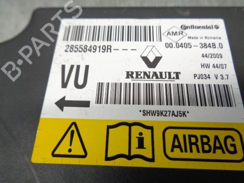 ECU airbags RENAULT GRAND SCÉNIC III (JZ0/1_) 1.5 dCi (JZ0B, JZ07) | BP13521311M53 