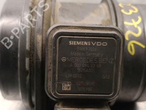 Mass air flow sensor MERCEDES-BENZ B-CLASS Sports Tourer (W245) B 180 CDI (245.207) | BP29993455M95