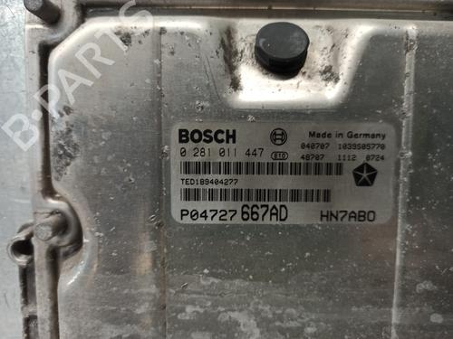 Engine control unit (ECU) CHRYSLER VOYAGER IV (RG, RS) 2.5 CRD | BP13749020M57 