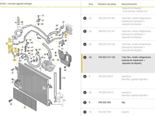 AC pipe SEAT LEON (1P1) 1.6 TDI | BP29372704M126 