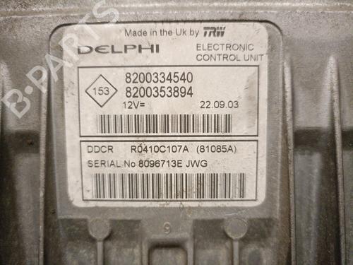 Engine control unit (ECU) NISSAN ALMERA II Hatchback (N16) 1.5 dCi | BP28819312M57
