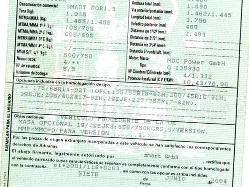 Switch SMART FORFOUR (454) 1.3 (454.031) | BP20255423I30 - Image 10