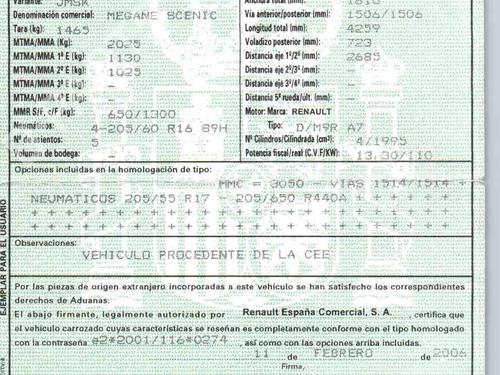 Used Parts RENAULT SCÉNIC II (JM0/1_) 2.0 dCi (JM1K) 4989302