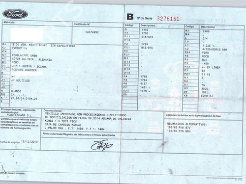 Heater resistor FORD TRANSIT COURIER B460 Box Body/MPV 1.5 TDCi | BP31044555M108