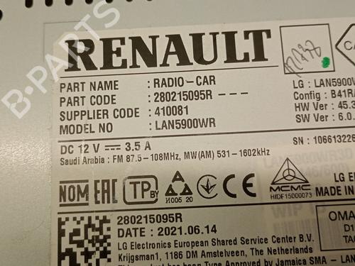 Display monitor DACIA SANDERO III 1.0 TCe 90 | BP29698014C48 