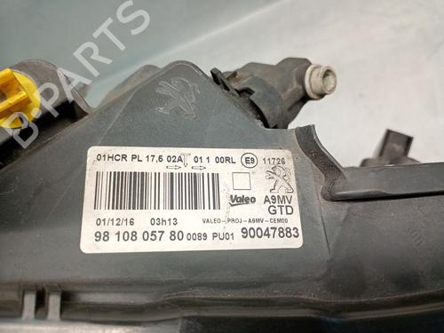 Left headlight PEUGEOT 208 I (CA_, CC_) 1.6 BlueHDi 100 | BP29268476C28 