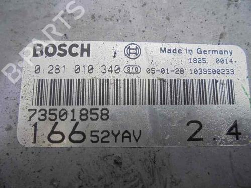 Engine control unit (ECU) ALFA ROMEO 166 (936_) 2.4 JTD (936AXA00, 936A3B00) | BP2098212M57 