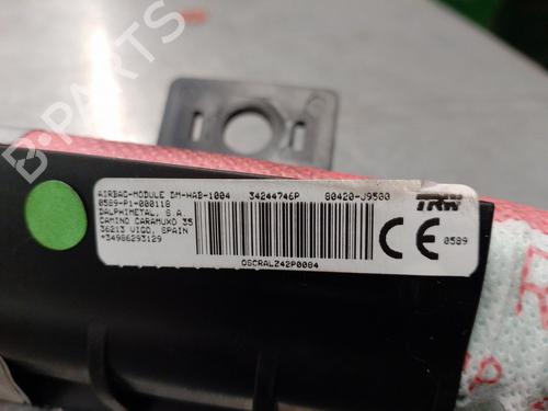 Right curtain airbag HYUNDAI KONA (OS, OSE, OSI) 1.0 T-GDi Hybrid 48V | BP14363526C12 