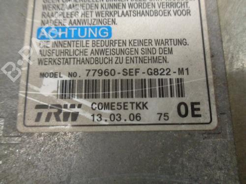 Kollisjonspute styreenhet HONDA ACCORD VII (CL, CN) 2.2 i-CTDi (CN1) | BP9497038M53 