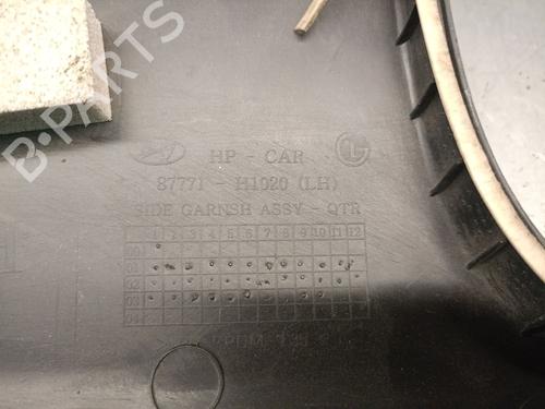 Rear left wheel arch trim HYUNDAI TERRACAN (HP) 2.9 CRDi | BP29239451C136 