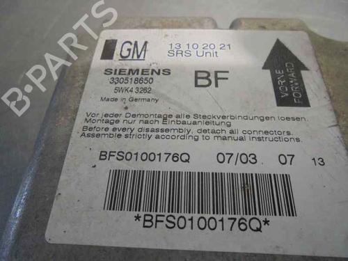 Kollisjonspute styreenhet OPEL SIGNUM Hatchback (Z03) 2.2 direct (F48) | BP2334351M53 