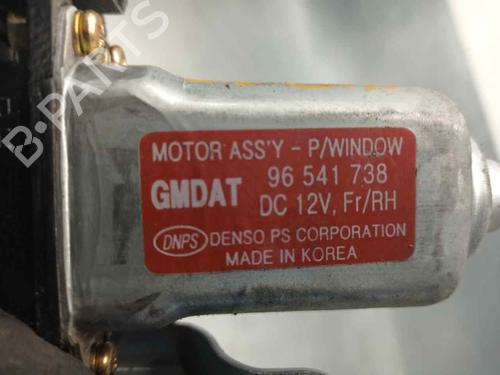 Front right window mechanism CHEVROLET AVEO / KALOS Saloon (T250, T255)  | BP9362681C23 