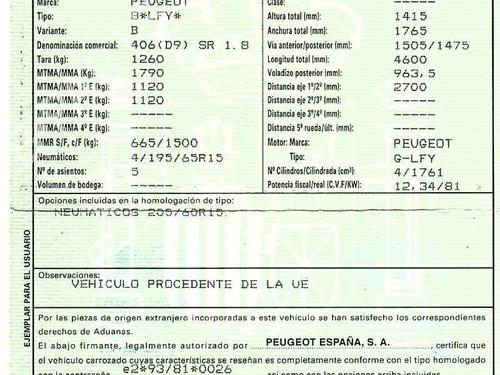 Electronic sensor PEUGEOT 406 (8B) 1.8 16V | BP8293897M84 