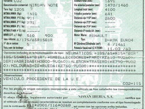 Electronic sensor NISSAN NOTE (E11, NE11) 1.5 dCi | BP9969731M84  - Image 8