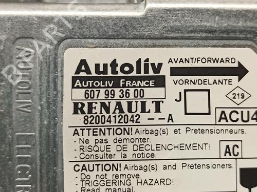 Airbag styreenhed RENAULT SCÉNIC II (JM0/1_) 1.9 dCi (JM0G, JM12, JM1G, JM2C) | BP14332700M53 