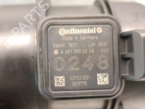 Mass air flow sensor MERCEDES-BENZ C-CLASS (W204) C 220 CDI (204.008) | BP28726059M95