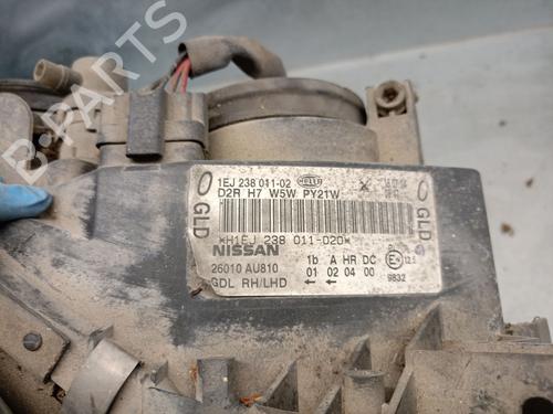 Right headlight NISSAN PRIMERA Hatchback (P12) 1.9 dCi | BP22721736C29 