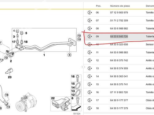 AC pipe BMW X6 (E71, E72) xDrive 35 d | BP36422118M126 - Image 6