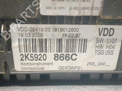 Instrument cluster VW CADDY IV Box Body/MPV (SAA, SAH) 2.0 TDI 4motion | BP25236593C47 