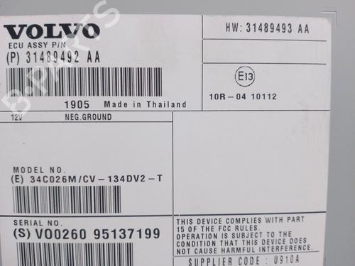 Antenna/Base VOLVO V40 Hatchback (525) D2 | BP24627729C140 