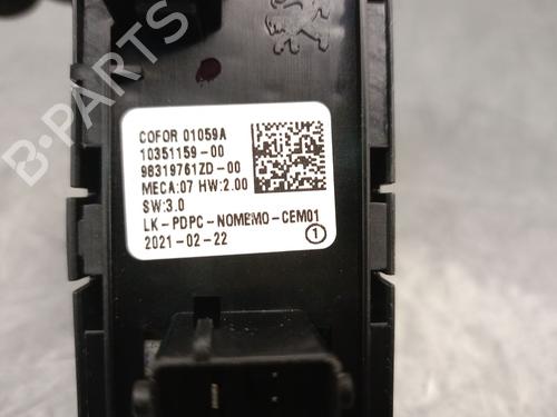 Left front window switch PEUGEOT 3008 II SUV (MC_, MR_, MJ_, M4_) 1.2 THP/ PureTech 130 (MRHNSM, MRHNSU, MRHNSJ, MRHNYW,... | BP30704124I27 