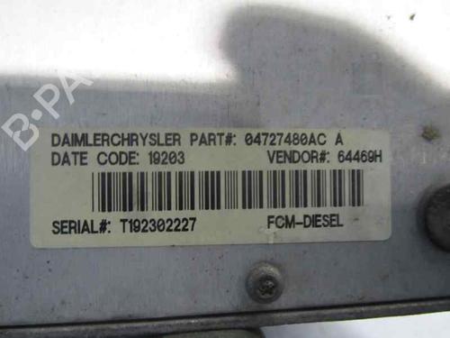 Fuse box CHRYSLER VOYAGER IV (RG, RS) 2.5 CRD | BP2069297E1 