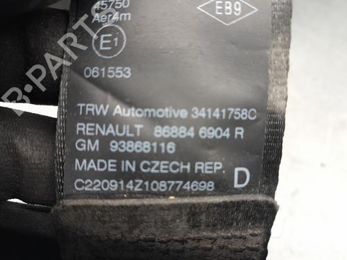Front right seatbelt RENAULT TRAFIC III Van (FG_) 1.6 dCi 120 (FGMB, FGMC) | BP35799970I25 - Image 5
