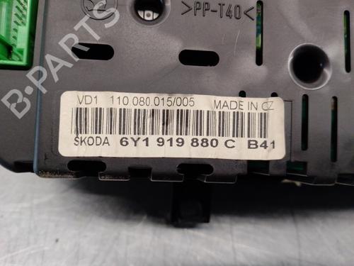 Instrument cluster SKODA FABIA I (6Y2) 1.4 | BP15651682C47