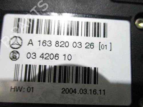 Climate control MERCEDES-BENZ M-CLASS (W163) ML 270 CDI (163.113) | BP2094890I5 