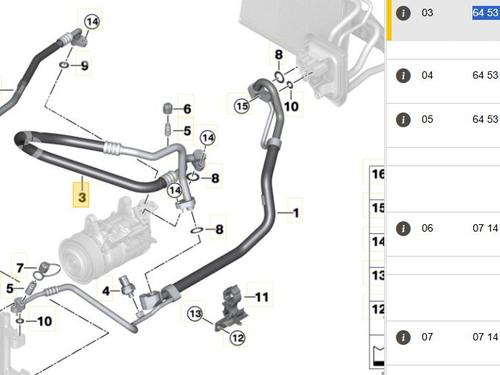 AC pipe BMW X3 (G01, F97, G08) xDrive 20 d Mild-Hybrid | BP30058390M126