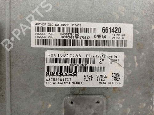 Engine control unit (ECU) DODGE AVENGER 2.0 | BP12056575M57 