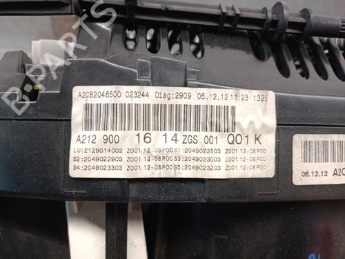 Instrument cluster MERCEDES-BENZ E-CLASS (W212) E 200 CDI / BlueTEC (212.005, 212.006) | BP33695375C47 - Image 8