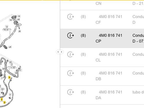 AC pipe AUDI Q7 (4MB, 4MG, 4MQ) SQ7 TDI quattro | BP33437690M126 - Image 7