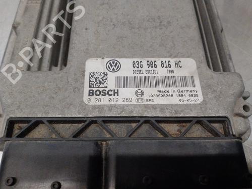 Engine control unit (ECU) SEAT ALTEA (5P1) 1.9 TDI | BP16291972M57 