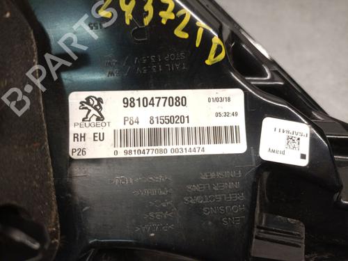 Right taillight PEUGEOT 3008 II SUV (MC_, MR_, MJ_, M4_) 1.2 THP/ PureTech 130 (MRHNSM, MRHNSU, MRHNSJ, MRHNYW,... | BP31886687C35