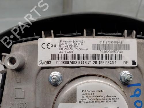 Førerens kollisjonspute MERCEDES-BENZ A-CLASS (W169) A 180 CDI (169.007, 169.307) | BP15692314C9 