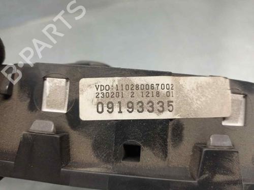 Instrument cluster OPEL ASTRA G Hatchback (T98) 2.0 DI (F08, F48) | BP12197301C47 