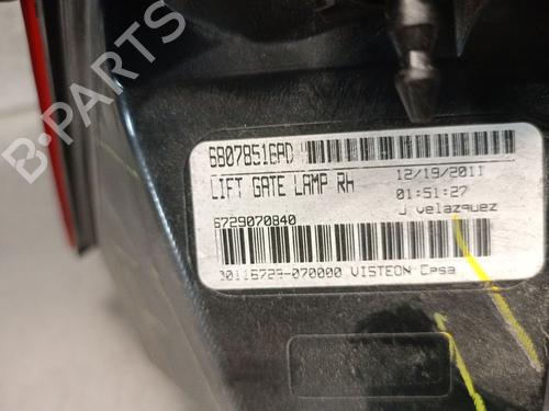 Right tailgate light FIAT FREEMONT (345_) 2.0 JTD | BP38013240C80 - Image 9