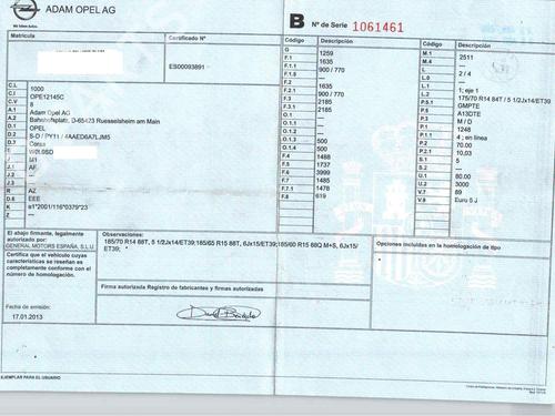 Fuse box OPEL CORSA D (S07) 1.3 CDTI (L08, L68) | BP22721803E1 