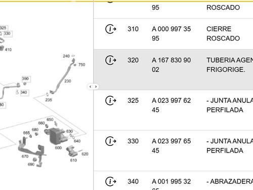 AC pipe MERCEDES-BENZ GLE (V167) GLE 300 d EQ Boost 4-matic (167.119, 167.109) | BP36995948M126 - Image 6