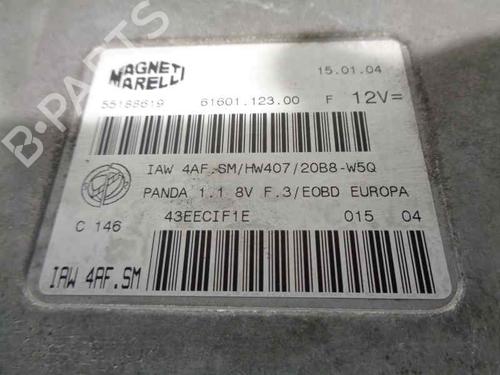 Engine control unit (ECU) FIAT PANDA (169_) 1.1 (169.AXA1A) | BP5016462M57 